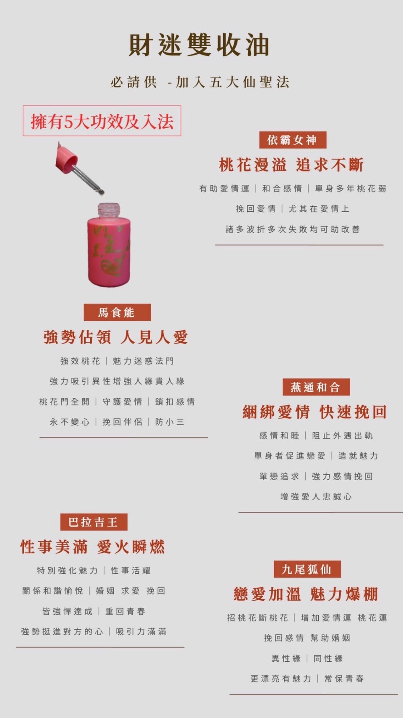 凱泰最爆款❤️財迷雙收油(強力招桃花魅力貴人!!!)