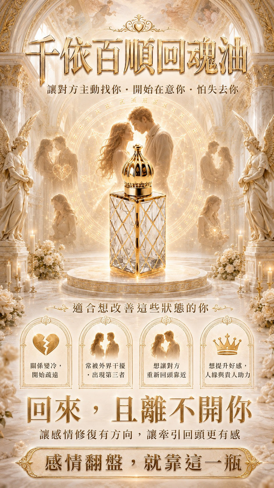 <最後2罐!!!!>千依百順回魂油•旺桃花貴人魅力
