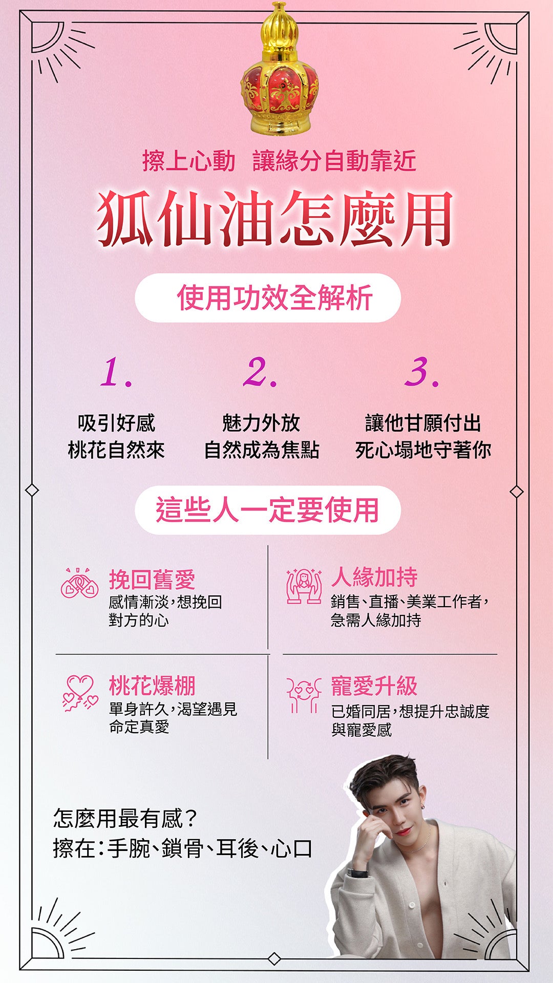 九尾狐仙-超猛升級版媚惑油(滾珠瓶/可混搭香水）