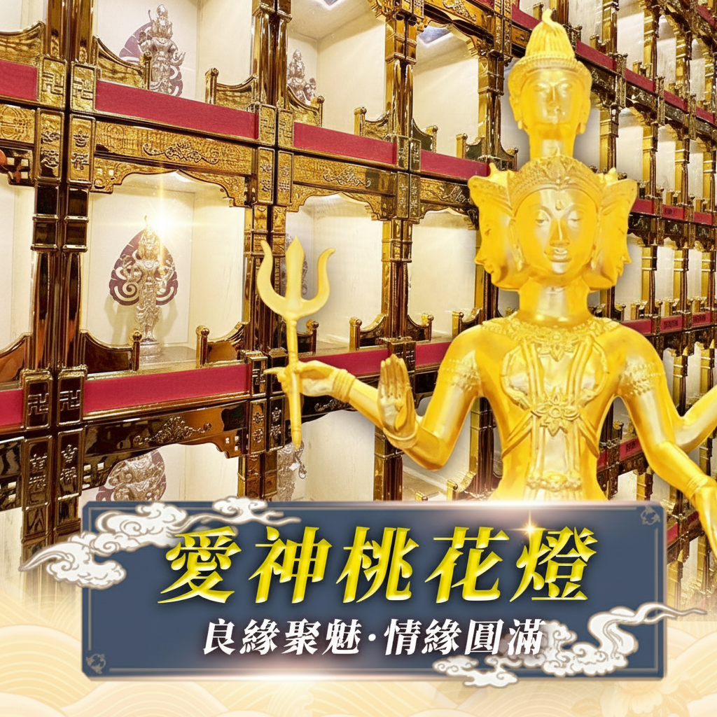 【2026供整年】人際愛情旺💡愛神桃花燈