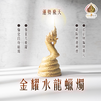 《Top5》金耀水龍蠟燭▲財運暴漲.進帳不完