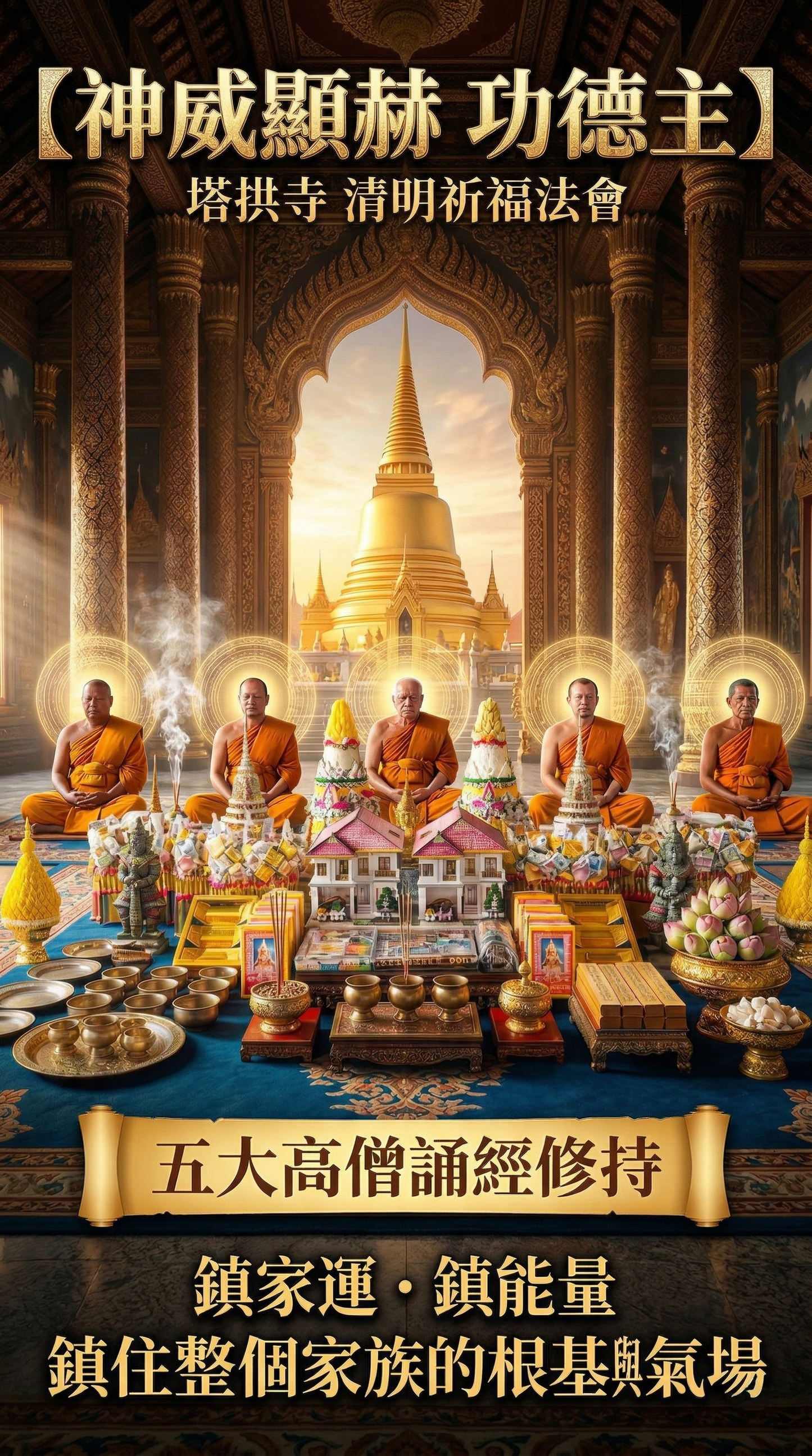 4/4-4/8丙午年清明祈福超渡大法會◆神威顯赫功德主