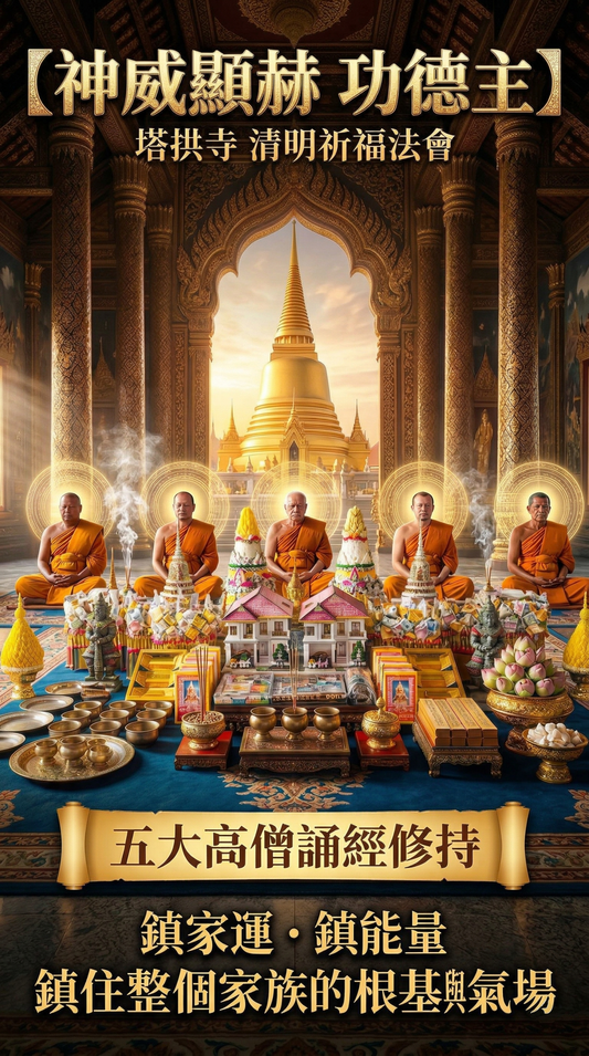 4/4-4/8丙午年清明祈福超渡大法會◆神威顯赫功德主