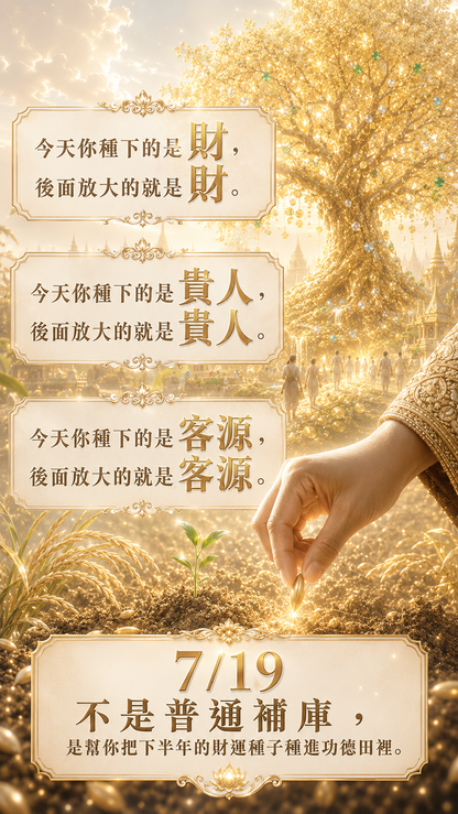 【7/19天赦日】金虎咬金・萬財入庫至尊套組