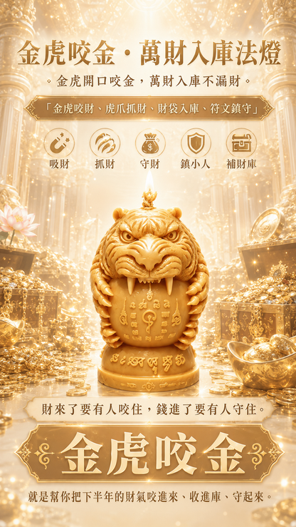 【7/19天赦日】金虎咬金・萬財入庫至尊套組
