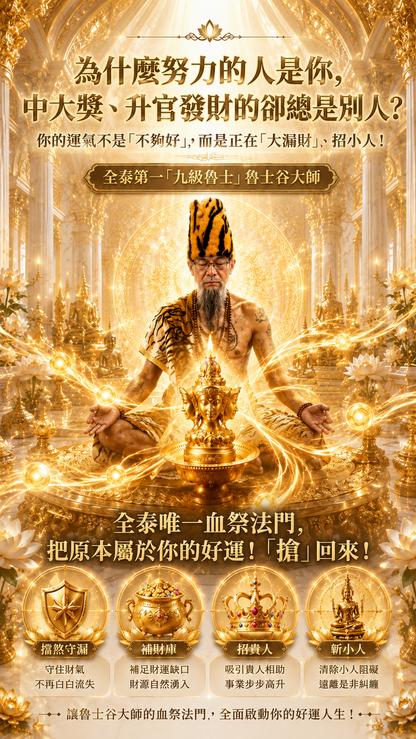〖魯士谷大師〗黃金四面佛蠟燭（魯士谷法燭）