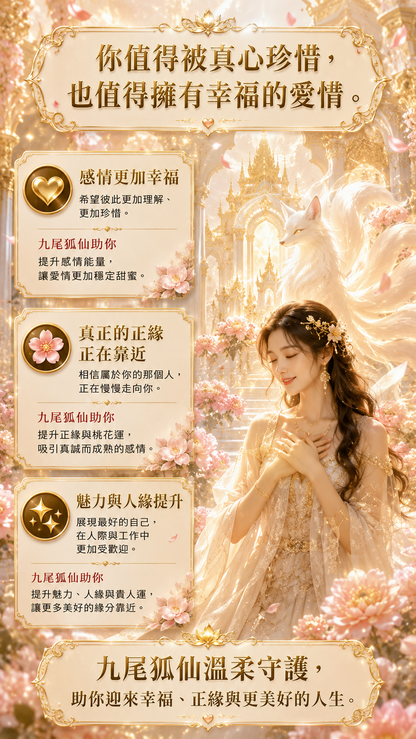 〖魯士谷大師〗黃金九尾狐仙蠟燭（魯士谷法燭）