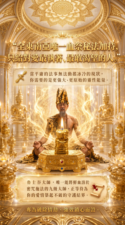 〖魯士谷大師〗黃金燕通蠟燭（魯士谷法燭）