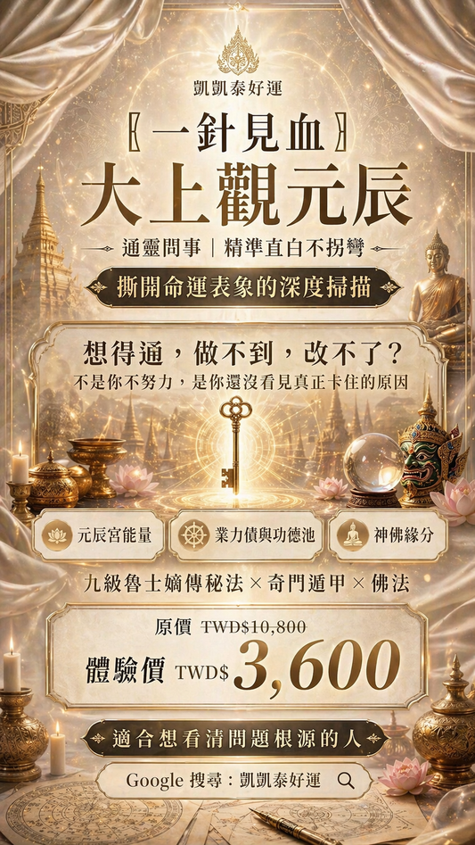 【一針見血】大上觀元辰-通靈精準整理元辰宮💬✨直白不拐彎！